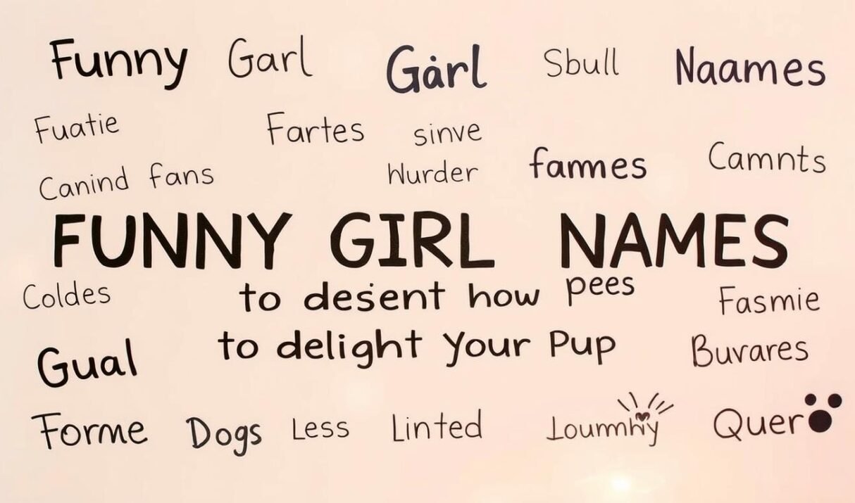 50+ Funny Girl Dog Names to Delight Your Pup